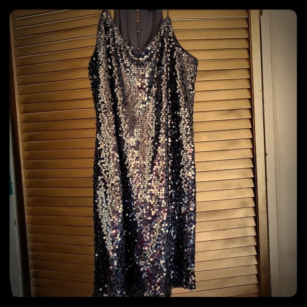 Express sequined dress